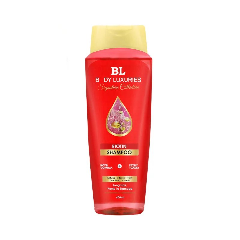 Body Luxuries Shampoo Biotin - Long Hair, Prone to Damage  | BLHC 105 BOTTLE 400ML