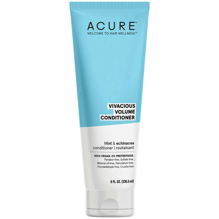 anti-frizz treatments for humidity -ACURE Vivacious Volume Conditioner - Peppermint - 236ml