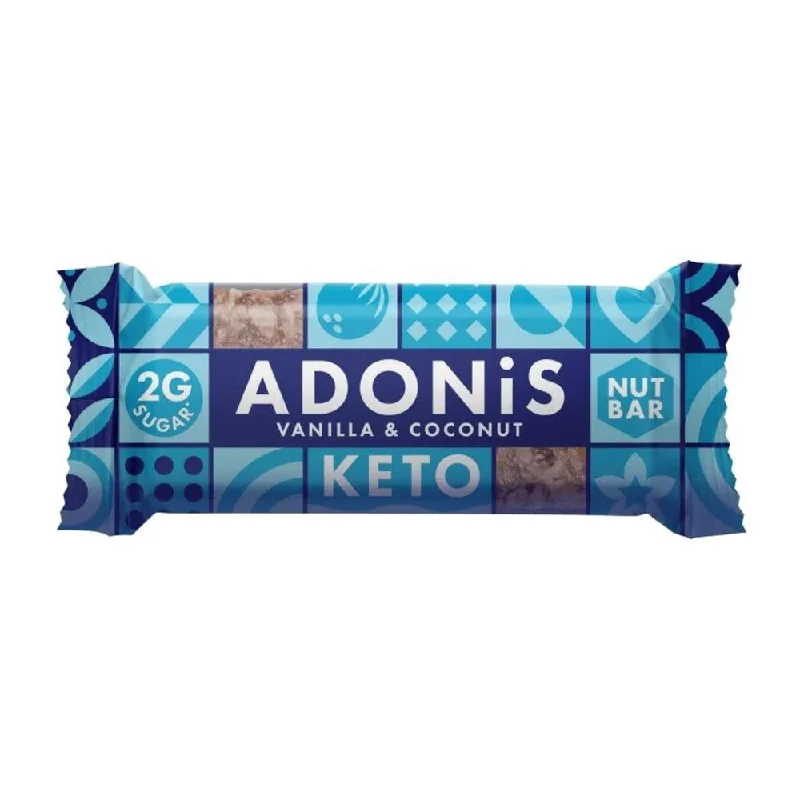 Adonis Keto Vanilla & Coconut Bars