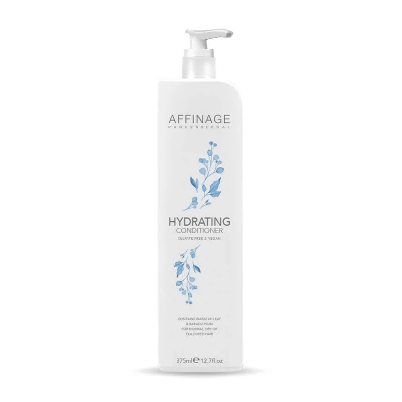 how to remove frizz from curly hair naturally -Affinage Hydrating Conditioner 375ml