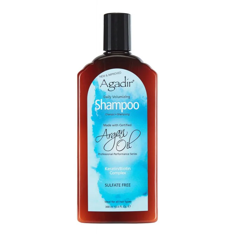 Agadir Daily Volumizing Shampoo w/ Argan Oil & Keratin/Biotin Complex (366ml/12.4oz)