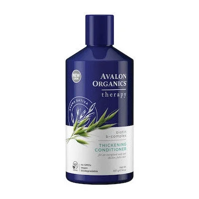 scalp treatment for hair thinning -AVALON ORGANICS Active Conditioner Biotin B Complex Thick 400ml