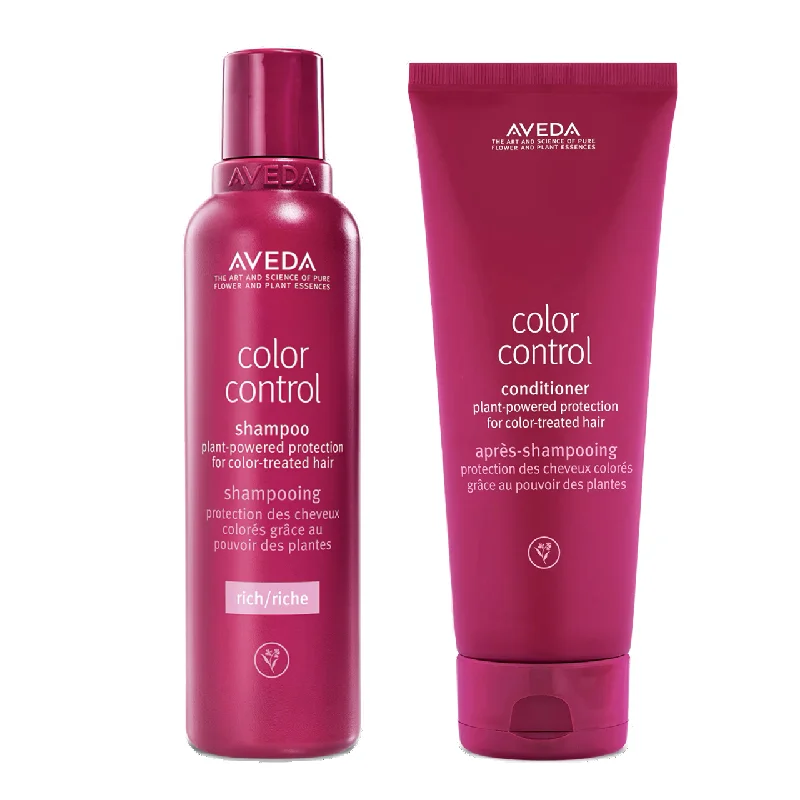 Aveda Color Control™ Rich Shampoo 200ml and Conditioner 200ml Bundle