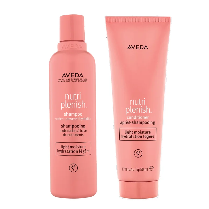 Aveda Nutriplenish™ Light Moisture Shampoo and Conditioner 250ml Bundle