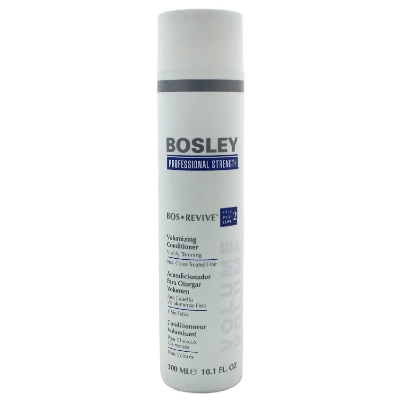 best hair care routine for shiny hair -Bosley Revive Volumizing Conditioner Visibly Thinning Non Color Hair 10.1 Oz