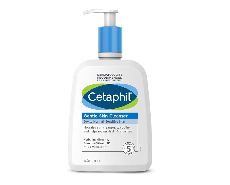 Cetaphil Gentle Skin Cleanser for Dry Normal Sensitive Skin,  1000ml