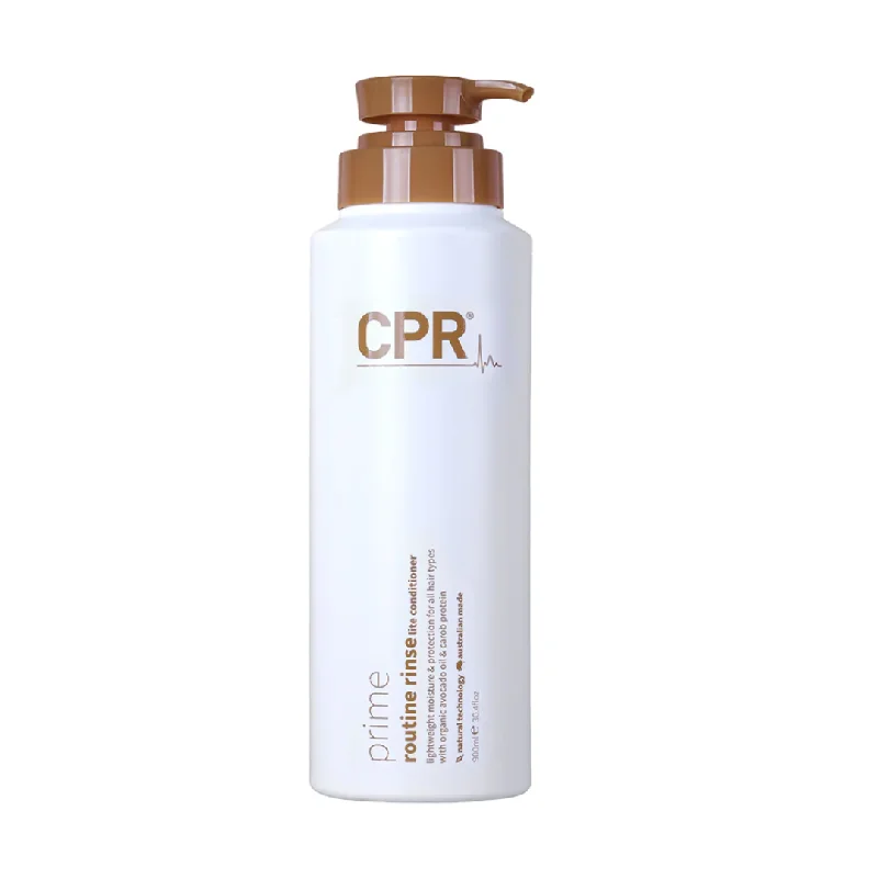 tips for making fine hair look thicker -CPR Prime Routine Rinse Lite Conditioner 900ml