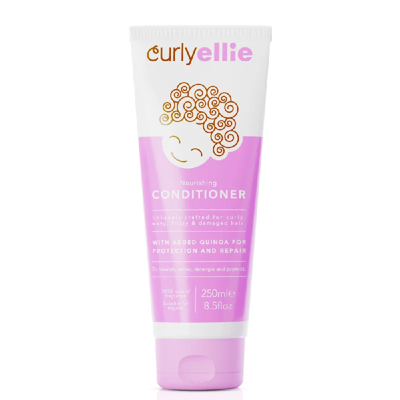 scalp exfoliation for healthy hair growth -Curly Ellie Nourishing Conditioner