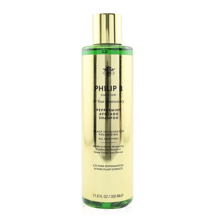 Philip B Peppermint Avocado Shampoo (Scalp Invigorator Volumizing - All Hair Types) 350ml/11.8oz