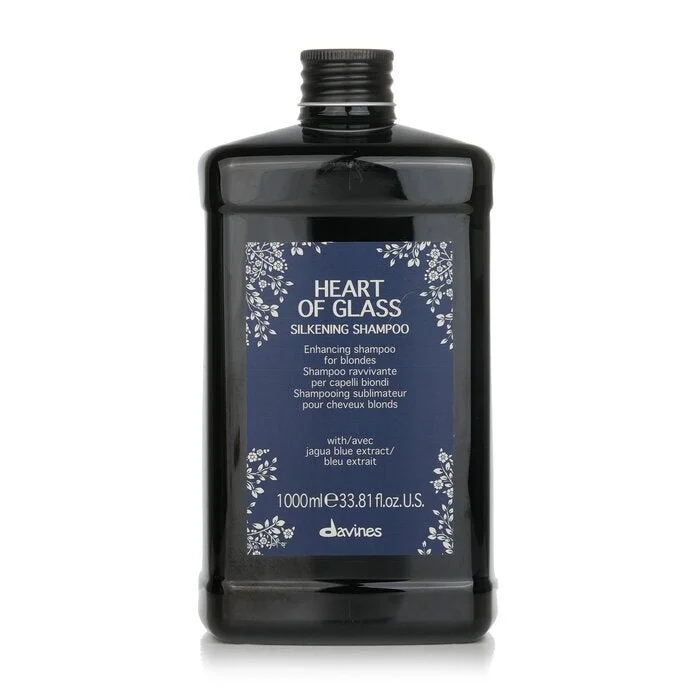 Davines Heart Of Glass Silkening Shampoo For Blonde 1000ml/33.81oz