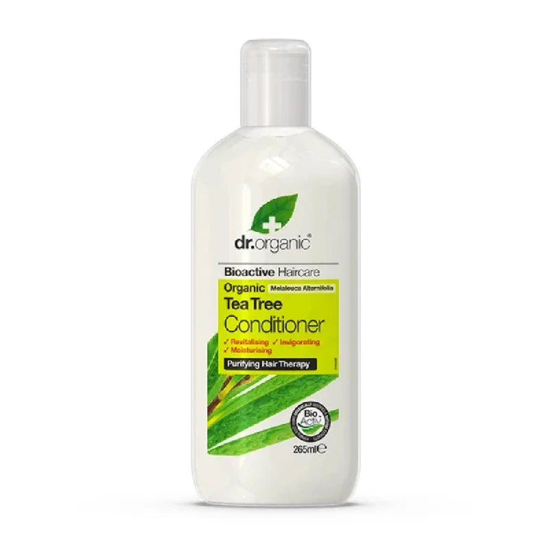 best shampoo for split ends prevention -DR ORGANIC Conditioner Tea Tree 265ml