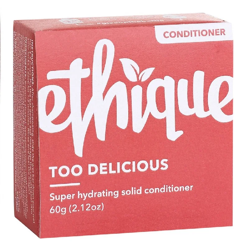 nourishing hair care products for dry hair ends -Ethique Solid Conditioner Bar Too Delicious - Super Hydrating - 60g