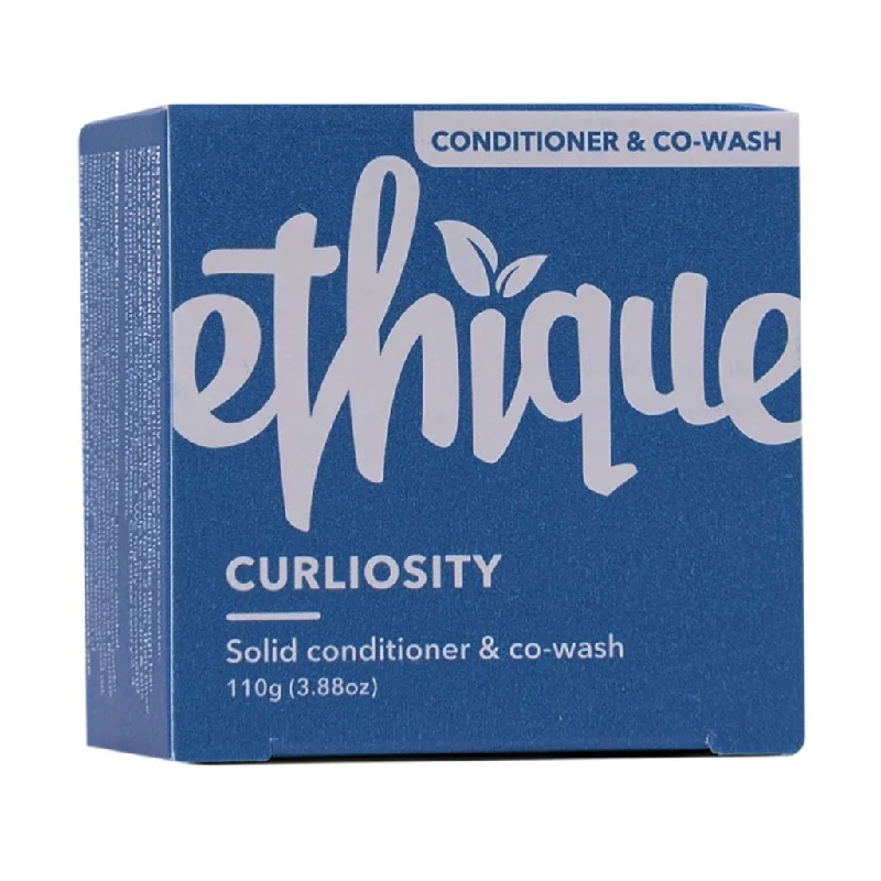 how to restore damaged hair after bleaching -ETHIQUE Solid Conditioner & Co-Wash Bar Curliosity - Curly Hair - 110g