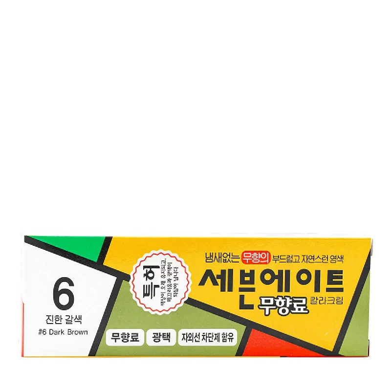 EZN Odorless Hair Color Cream No. 6 Dark Brown