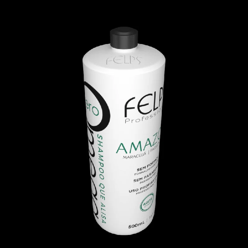 Felps Omega Zero Amazon Shampoo Smoothing Treatment - Formaldehyde Free (500ml/16.98oz)