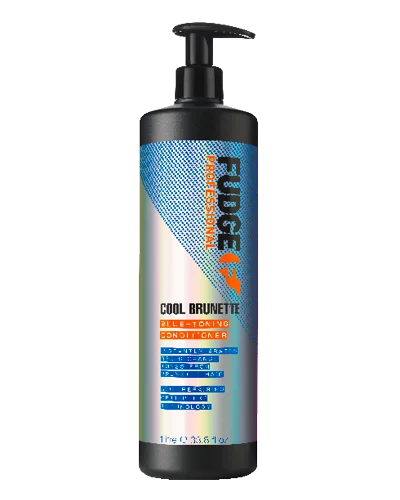 scalp treatments for dandruff-free hair -Fudge Cool Brunette Blue-Toning Conditioner 1 Litre