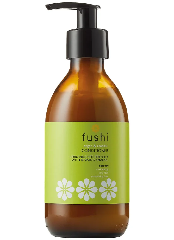 how to care for curly hair after washing -Fushi Argan & Amalaki Conditioner