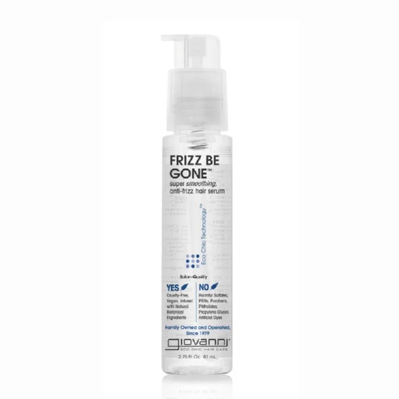 how to restore natural shine to dull hair -GIOVANNI Organic Frizz Be Gone Hair Serum 81ml