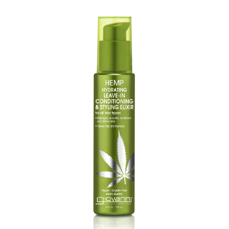 nourishing hair oils for healthy scalp -GIOVANNI Leave-In Conditioner Hemp Hydrating - 118ml