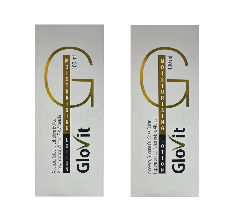 Glovit Moisturizing Lotion 100ml, Pack of 2