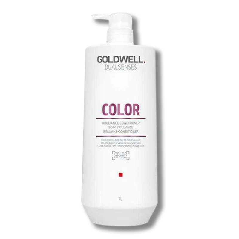 hair care products for wavy, thick hair -Goldwell Dual Senses Color Brilliance Conditioner 1 Litre