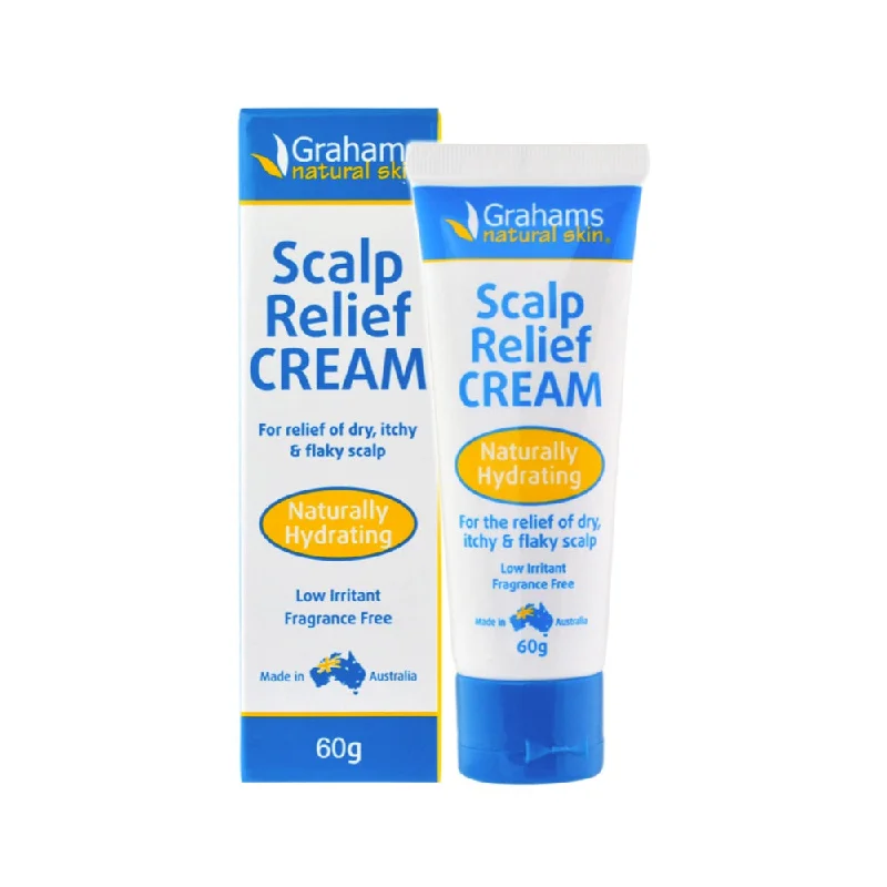 hair care for thicker, stronger hair growth -Grahams Natural Scalp Relief Cream 60g