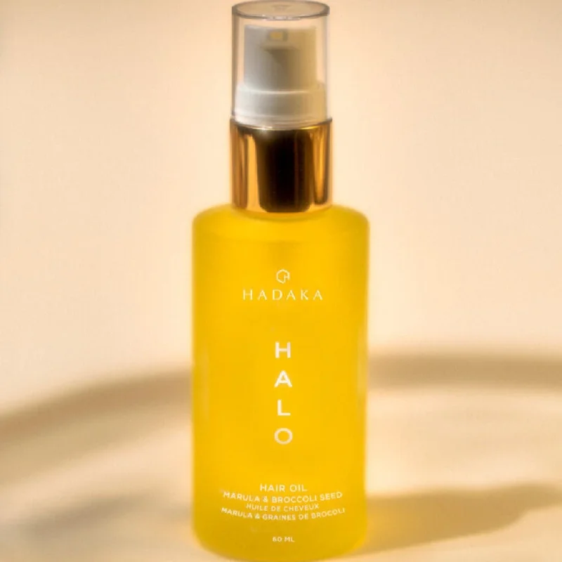 HADAKA HALO Precious Hair Oil. Marula and Broccoli Seed