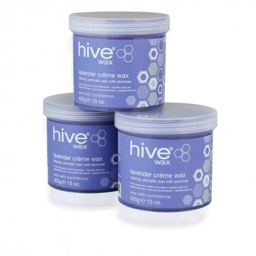 Hive Lavender Shimmer CrÃ¨me Wax 425g - 3 for 2 Pack