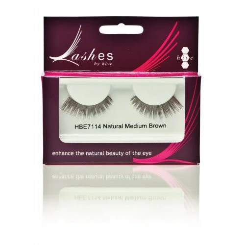 Hive Strip Lashes 'Natural-look' Brown