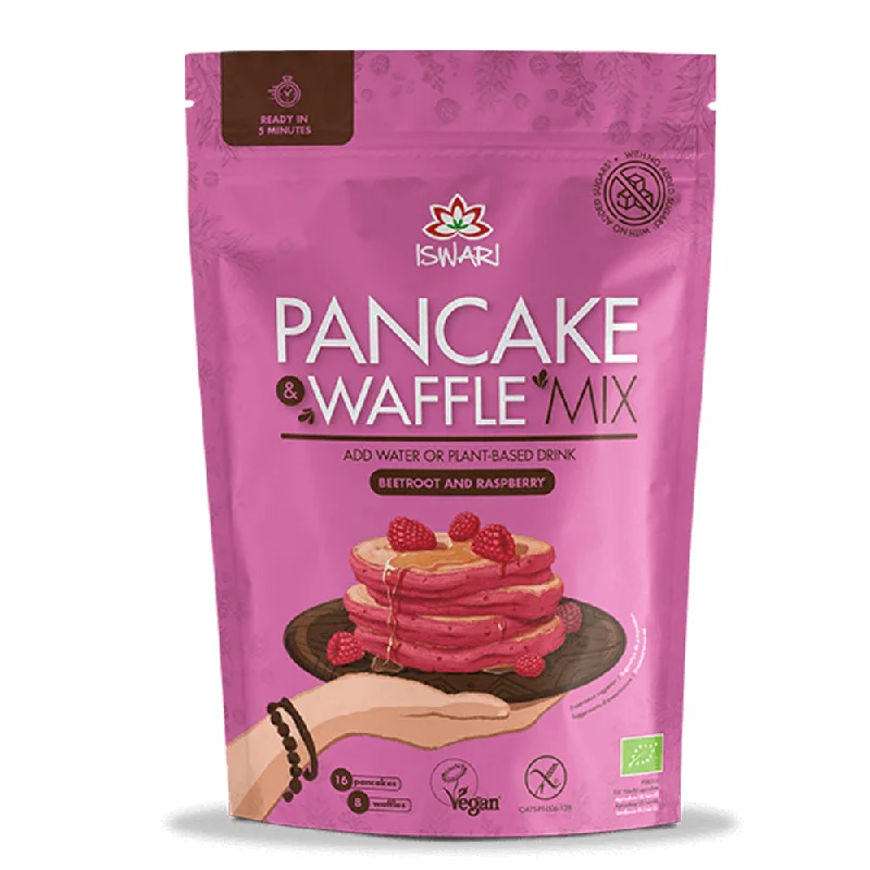 Iswari Pancake & Waffle Mix - Beetroot & Raspberry