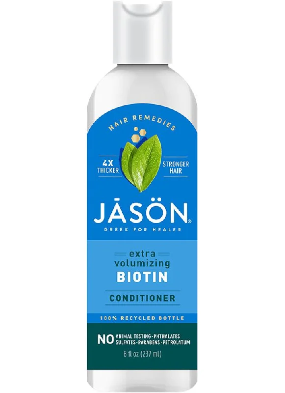 how to manage scalp acne naturally -Jason Natural Extra Volumising Biotin Conditioner