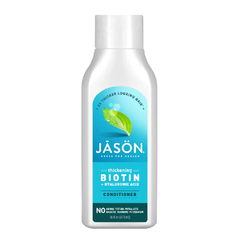 repairing shampoo for severely damaged hair -Jason Thicken & Restore Biotin + Hyaluronic Acid Conditioner