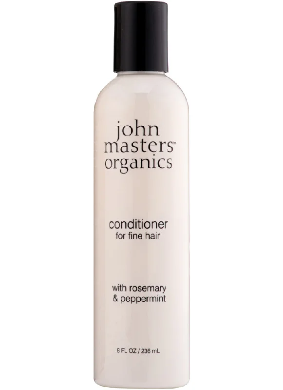 how to treat hair thinning from stress -John Masters Organics Conditioner for Fine Hair with Rosemary & Peppermint