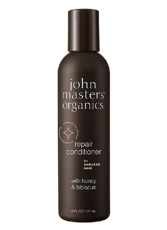 effective hair masks for dry, damaged hair -John Masters Organics Repair Conditioner for Damaged Hair with Honey & Hibiscus