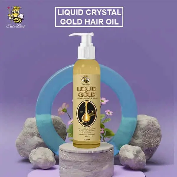 Liquid Crystal Gold Hair Oil