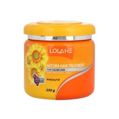 how to maintain long hair without split ends -Lolane Natura Hair Treatment For Color Care YELLOW Sunflower Biotin 17.64 oz