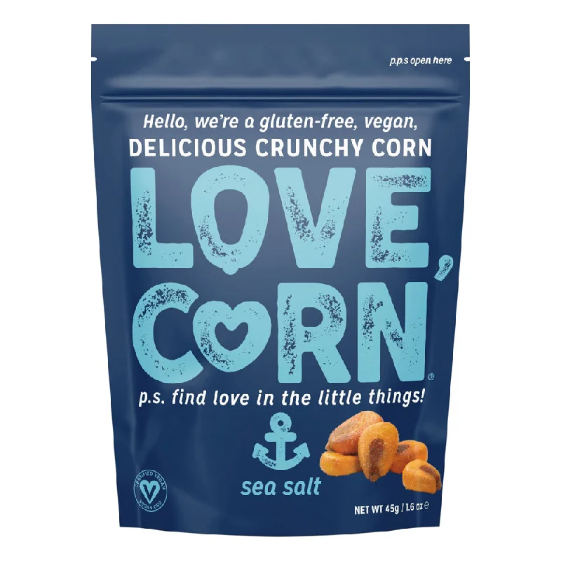 Love Corn Sea Salt Corn Snacks