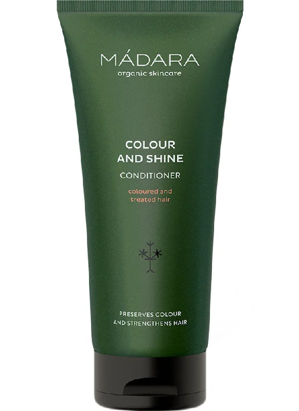 how to remove frizz from curly hair naturally -Madara Colour & Shine Conditioner