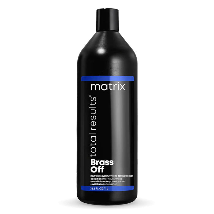 how to repair dry, over-processed hair -Matrix Total Results Brass Off Conditioner 1L