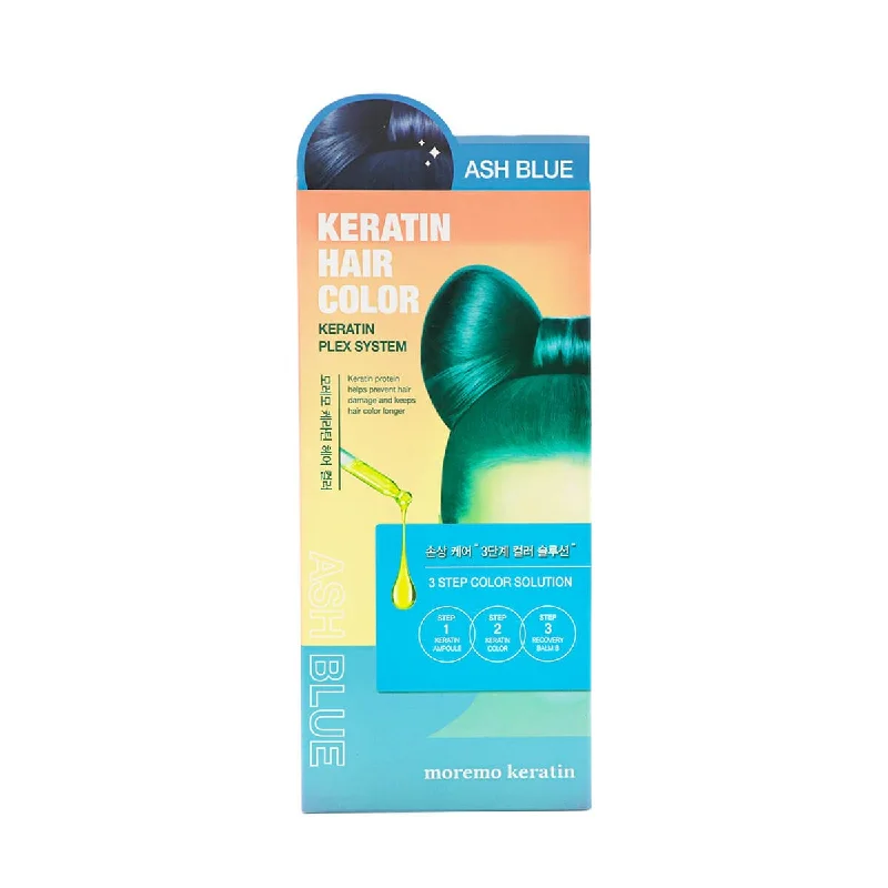 Moremo Keratin Hair Color 8B Ash Blue