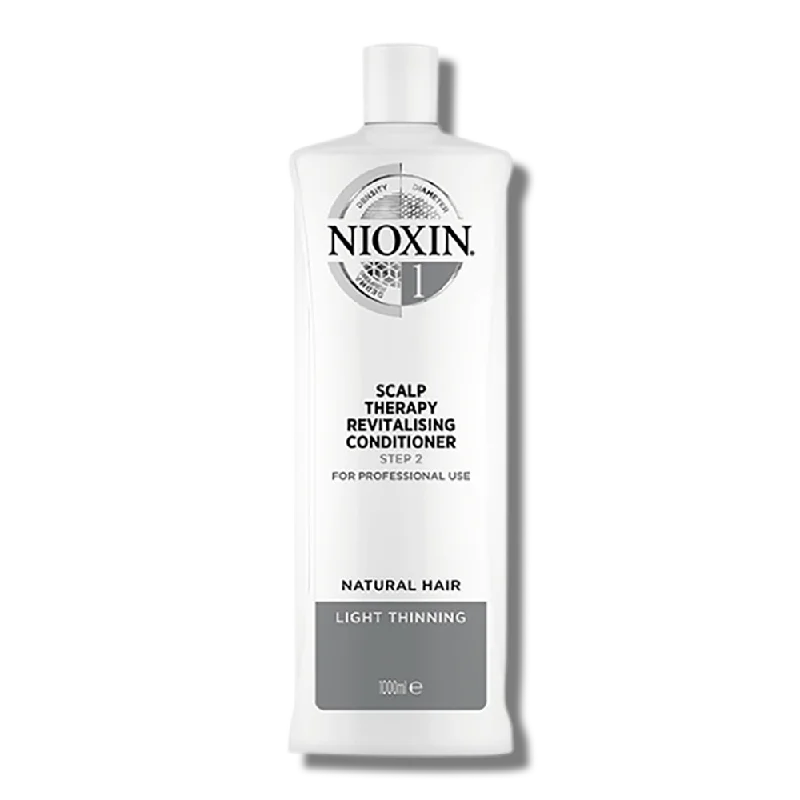 moisturizing shampoo for curly hair hydration -Nioxin System 1 Scalp Therapy Revitalising Conditioner - 1 Litre