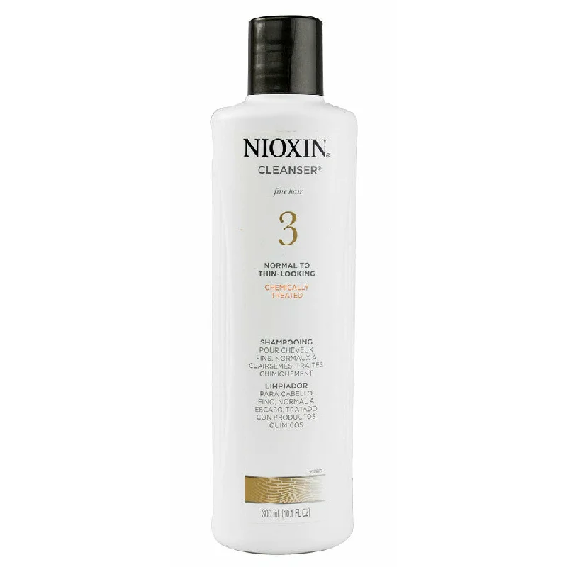 DIY scalp masks for healthy hair growth -Nioxin System 3 Cleanser  for Thin Hair 10.1 oz