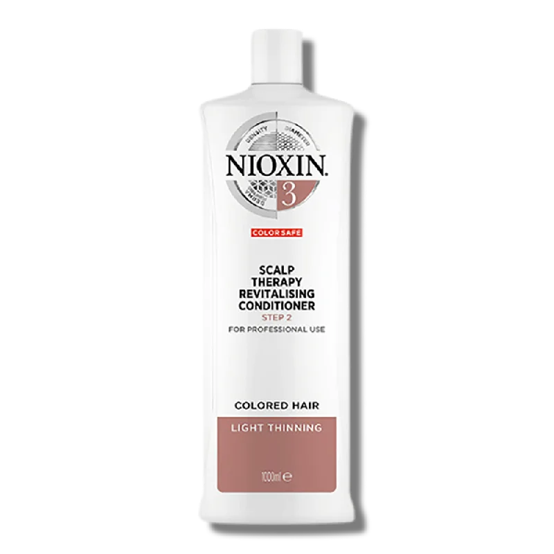 how to prevent hair thinning from aging -Nioxin System 3 Scalp Therapy Revitalising Conditioner - 1 Litre