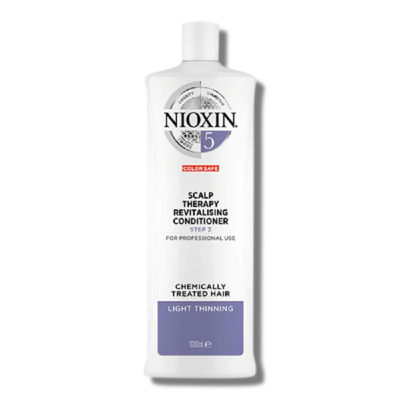 best products for curly hair moisture retention -Nioxin System 5 Scalp Therapy Revitalising Conditioner - 1 Litre