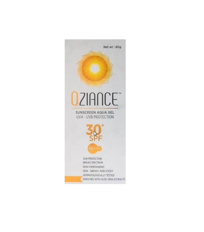 Oziance Sunscreen Aqua Gel SPF 30, 60gm