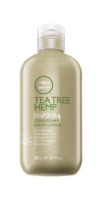 home remedies for itchy scalp relief -Paul Mitchell Tea Tree Hemp Restoring Conditioner & Body Lotion 300ml