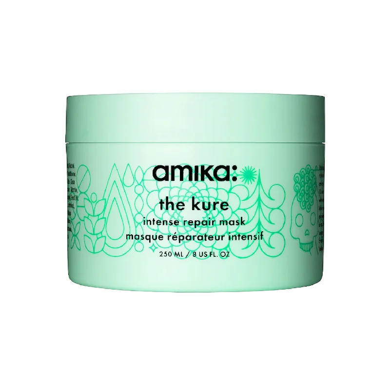 how to remove buildup from hair products -Amika The Kure Intense Repair Mask by Amika for Unisex - 8 oz Mask