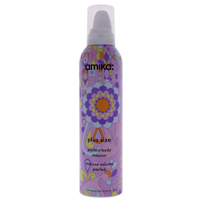 best products for maintaining natural curls -Amika Plus Size Perfect Body Mousse by Amika for Unisex - 8.5 oz Mousse