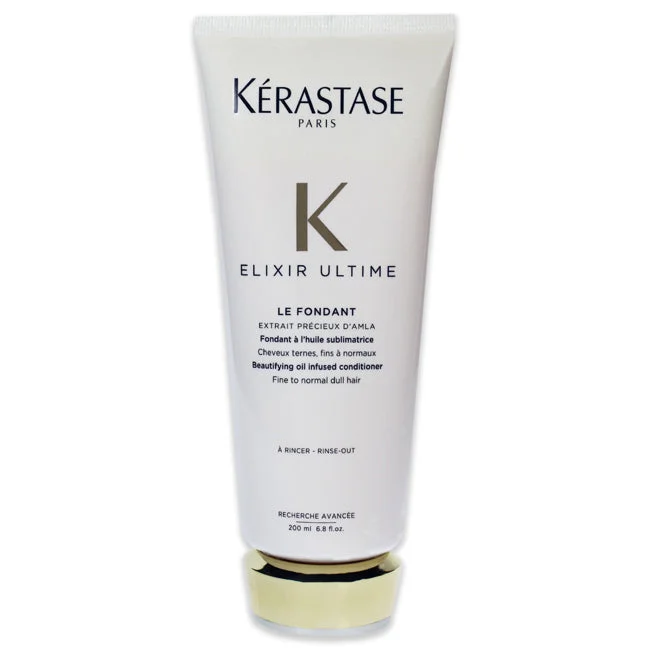 best hair care routine for soft, shiny hair -Kerastase Elixir Ultime Le Fondant Conditioner by Kerastase for Unisex - 6.8 oz Conditioner