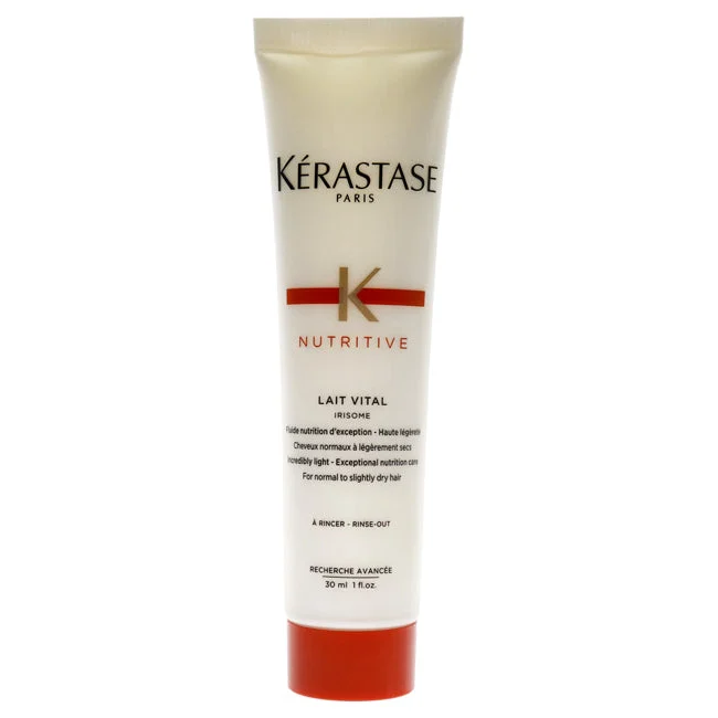 how to make hair thicker and fuller -Kerastase Nutritive Lait Vital Irisome Exceptional Nutrition Care by Kerastase for Unisex - 1 oz Conditioner